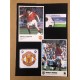 Signed Promo cards by Mickey Thomas the Manchester United footballer. 